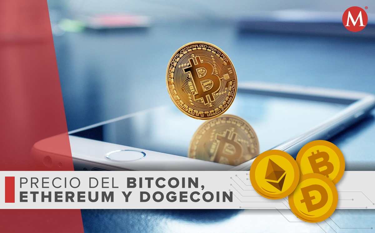 Precio-bitcoin ethereum dogecoin-HOY. 15-julio 2022. México