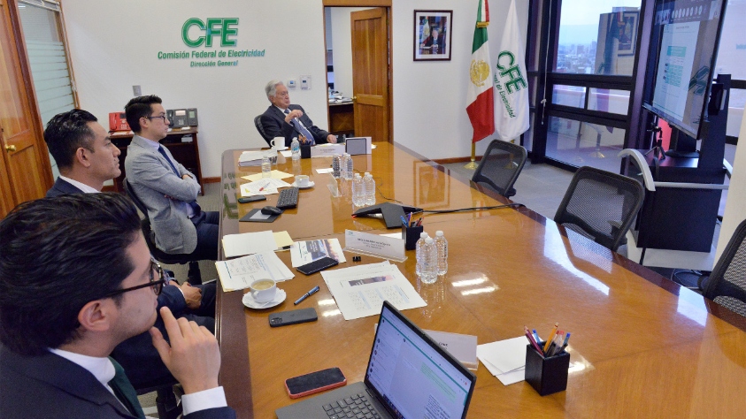 Sesión número 50 del Consejo de Administración de la CFE. (Foto: Especial)