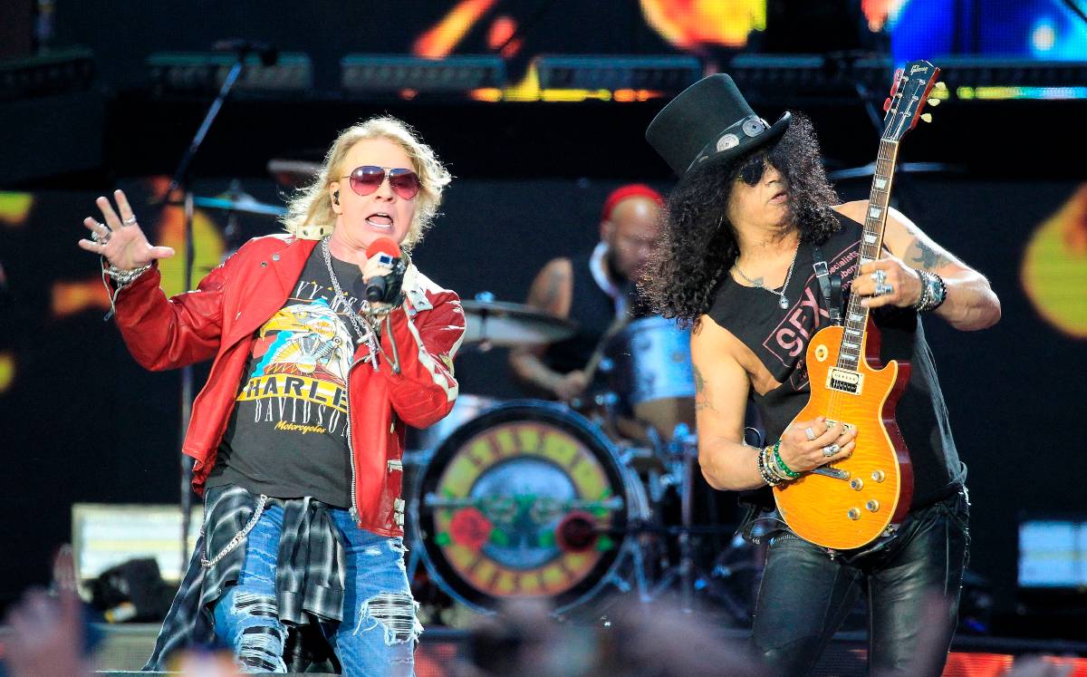 Axl Rose y Slash (EFE).