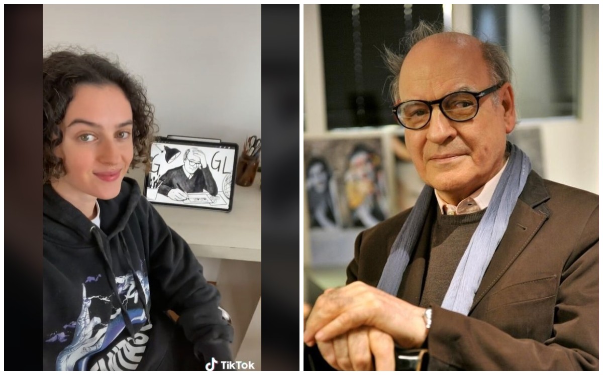 Azul Portillo, la artista detrás del doodle de Quino (Especial).