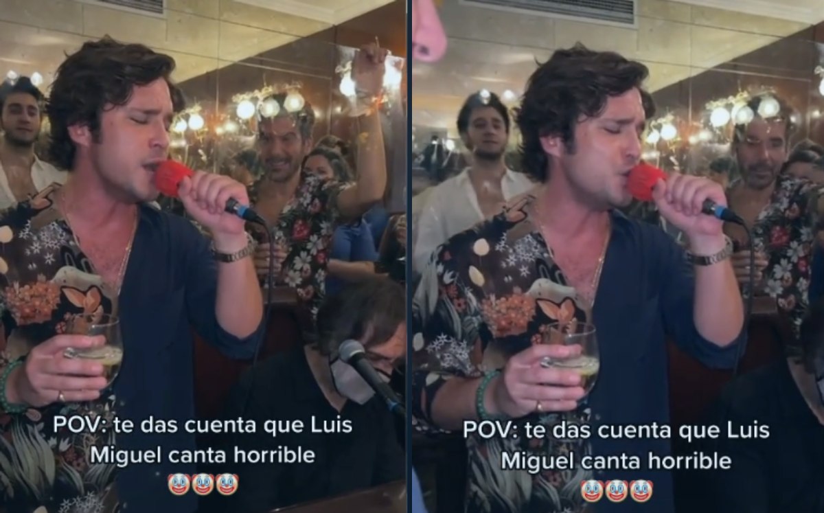 Diego Boneta cantando (Captura)