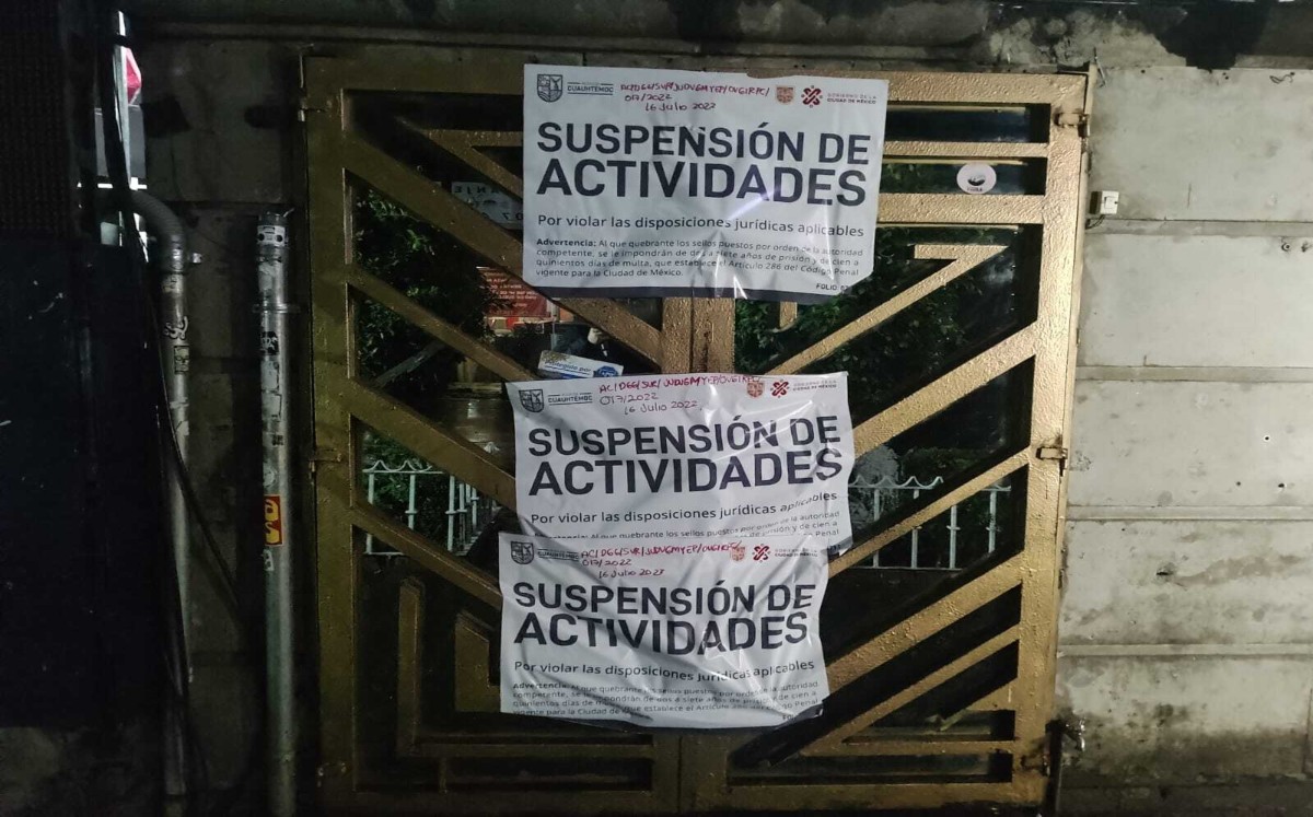La alcaldía Cuauhtémoc y el Gobierno de la Ciudad suspendieron las actividades del antro. | Juan Carlos Gutiérrez