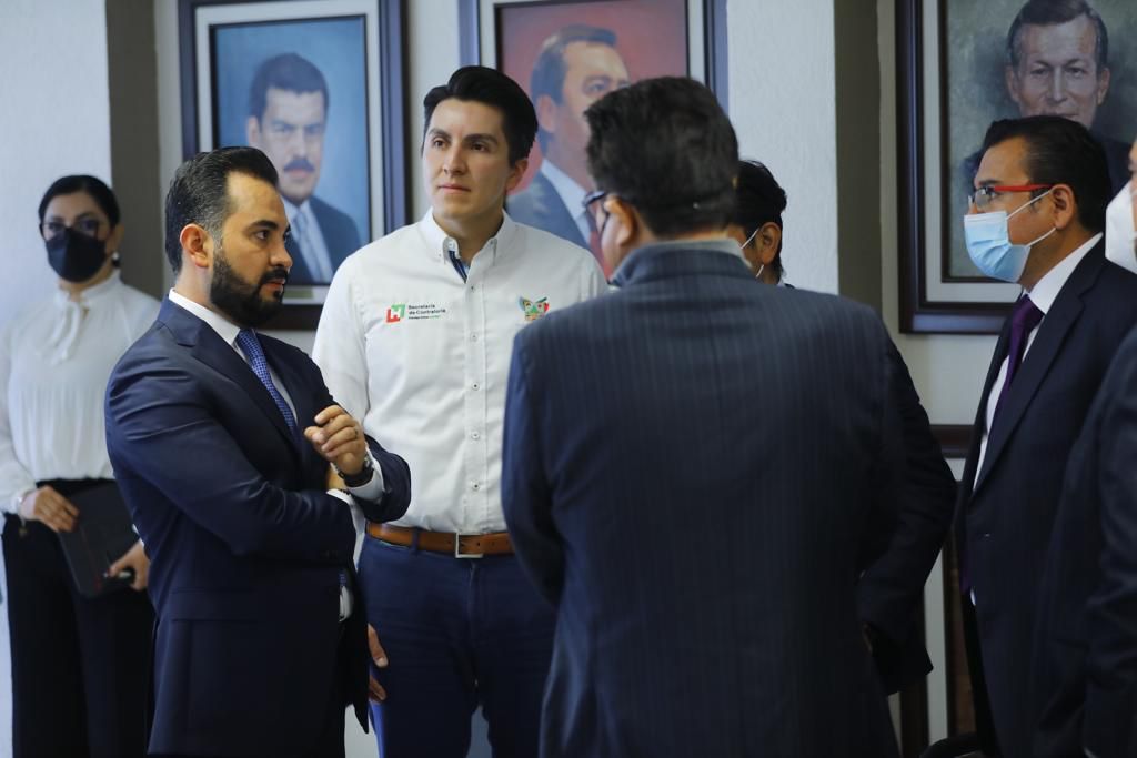 Inicio de los trabajos de transición y entrega-recepción del Despacho del Poder Ejecutivo en el palacio de gobierno (Cortesía)