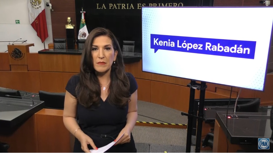 Kenia López, vicecoordinadora del PAN en el Senado