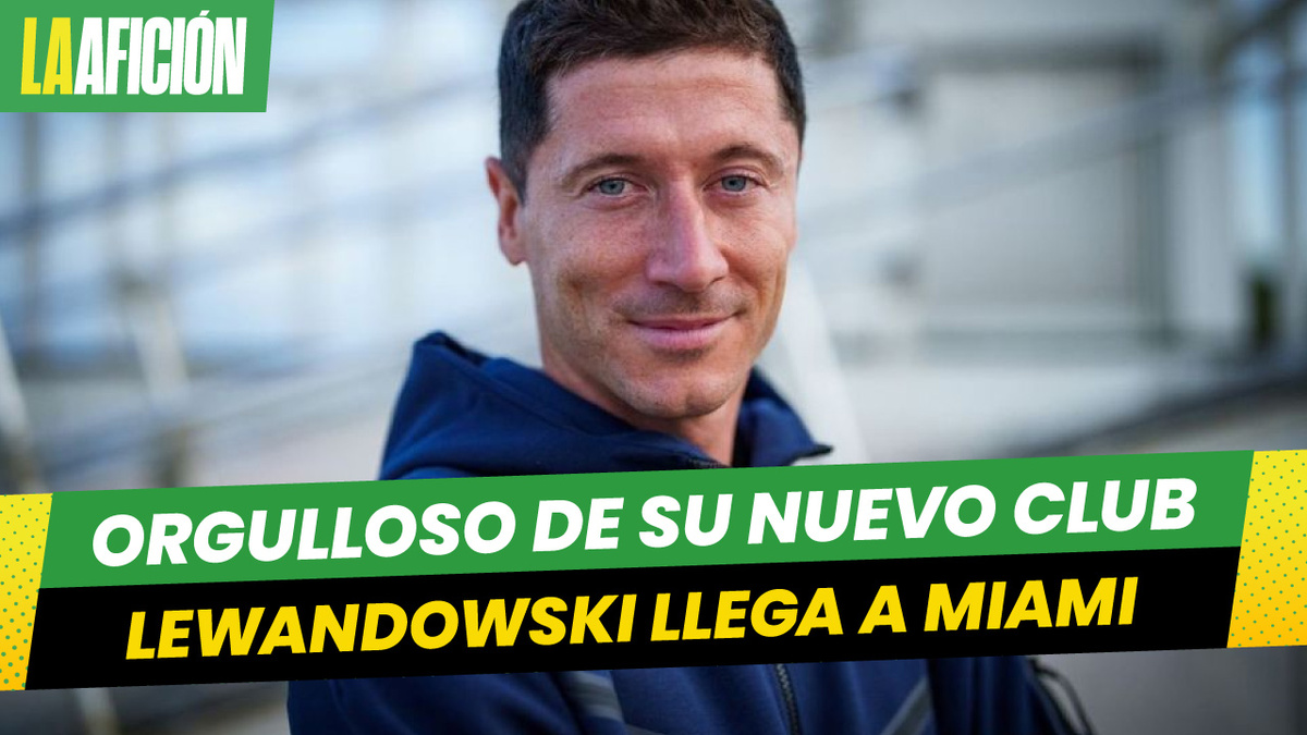 Robert Lewandowski ya reportó con el Barcelona en Miami