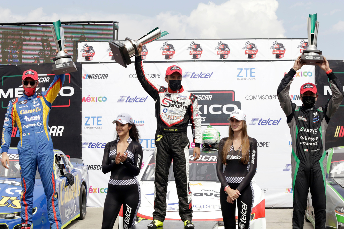 Xavi del Razo se lleva la Nascar en Puebla