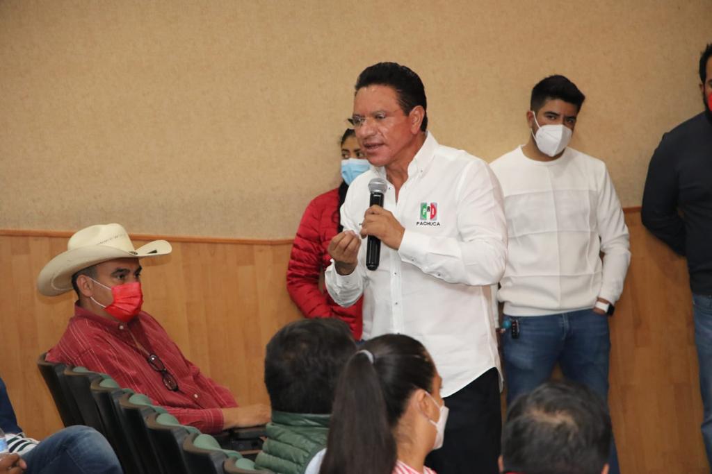 Benjamín Rico, dirigente del PRI en Pachuca. (Cortesía)