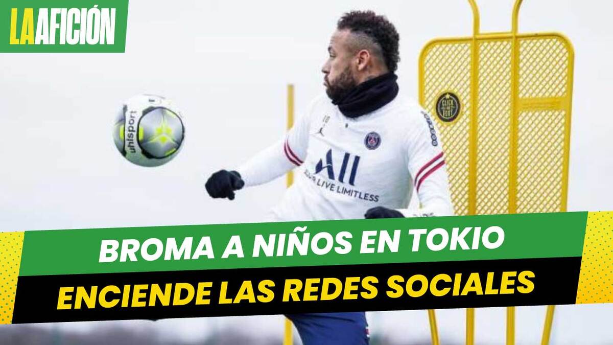 Neymar hace broma a niños japoneses y genera polémica