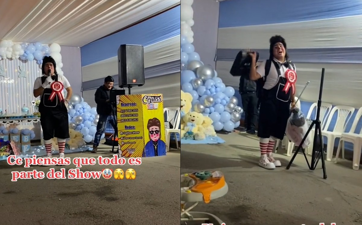 Payaso se equivoca de fiesta | TikTok