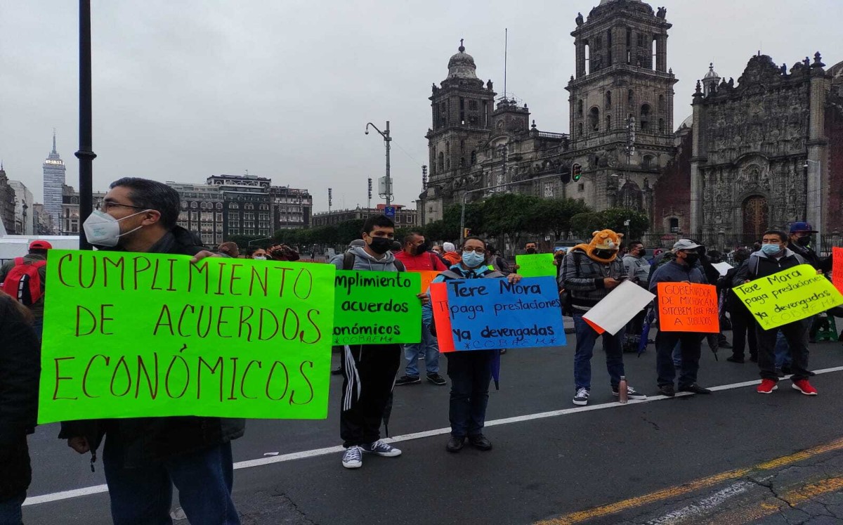 "Reclamamos al gobierno de Bedoya todas las prestaciones pendientes". | César Velázquez
