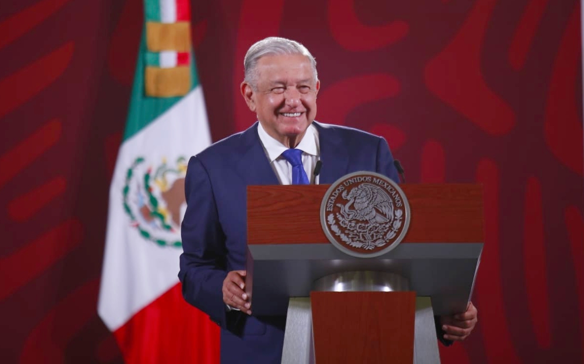 Conferencia mañanera del Presidente en Palacio Nacional el 20 de julio. | Juan Carlos Bautista