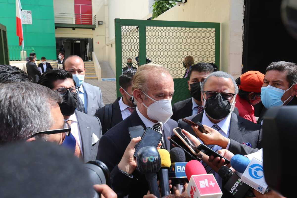 Enrique Horcasitas, director del Proyecto Metro, al salir de la audiencia. (Javier Ríos)