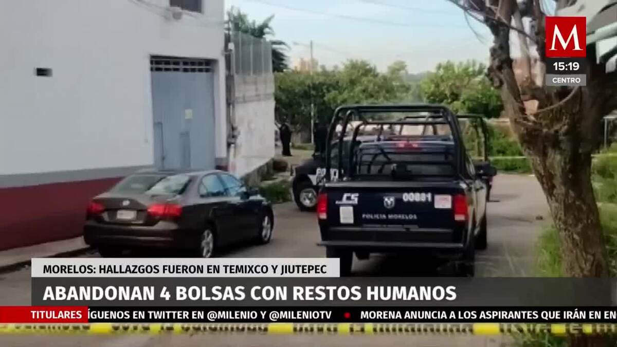 Hallan bolsas plástico con restos humanos en Hidalgo