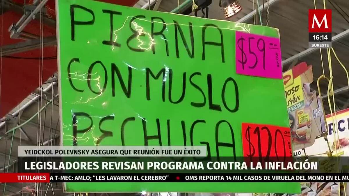 Legisladores revisan programa contra la inflación