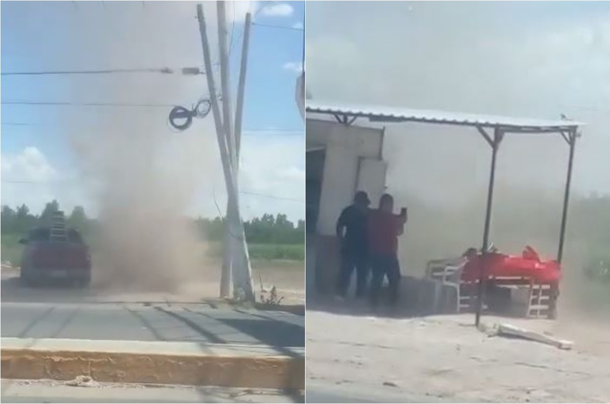 Luego de hacer pasar un aterrado momento a las personas que estaban cerca, perdió su fuerza.