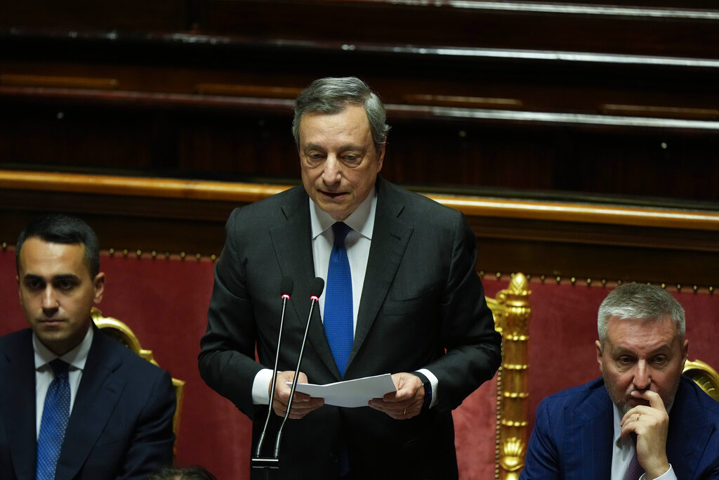 Mario Draghi, primer ministro de Italia. | AP