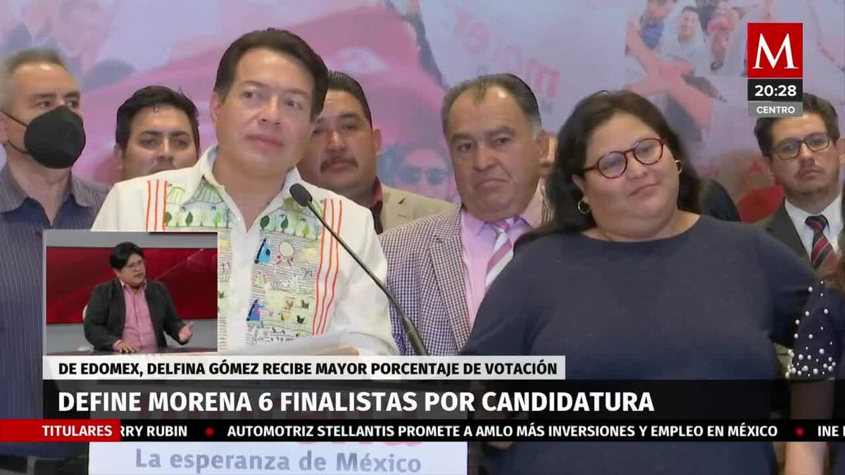 Morena define seis finalistas por candidatura a Edomex