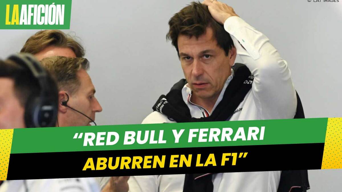 Red Bull y Ferrari hacen a la Fórmula 1 más aburrida: Toto Wolff