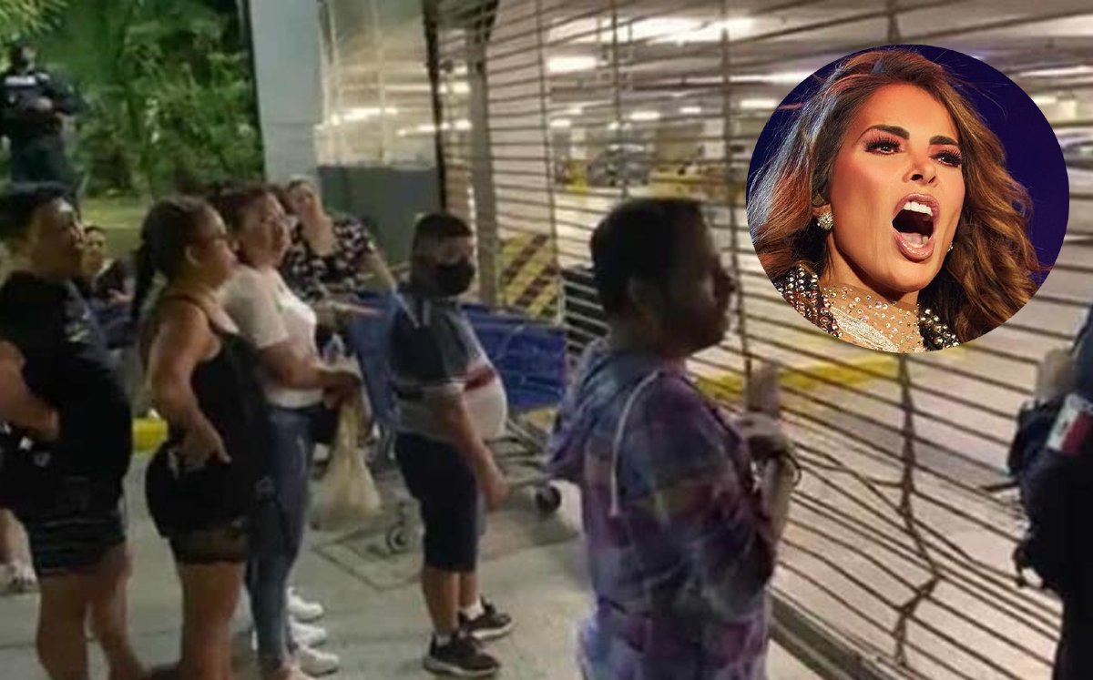Los fans de la cantante exigieron que les dejaran entrar por sus coches (Especial).