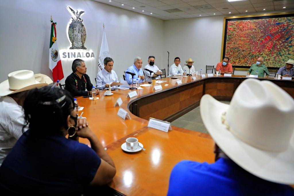 Gobernador Rocha se reúne con gobernadores indígenas | especial