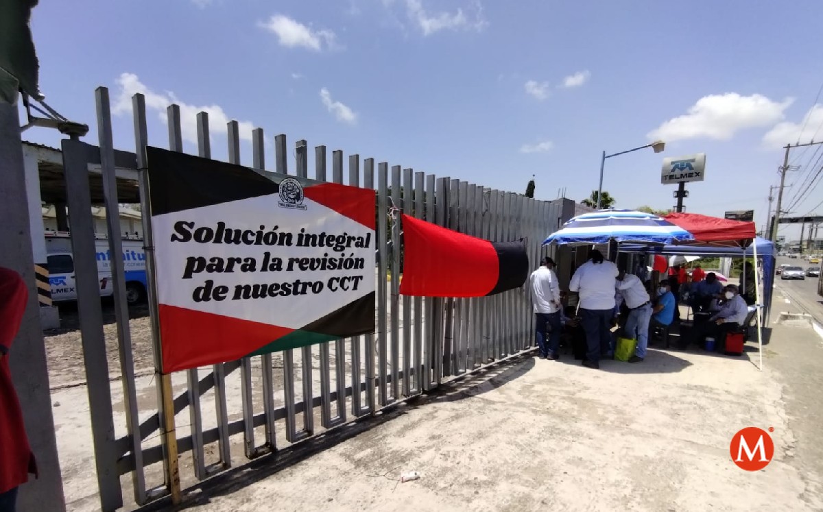 Huelga de telefonistas en Tampico. (Sergio Sánchez)