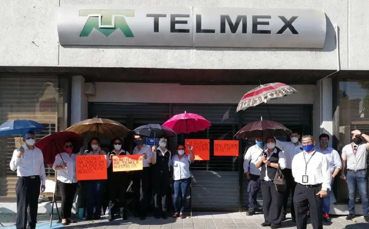 Huelga de Telmex afecta a miles de usuarios en el sur de Tamaulipas