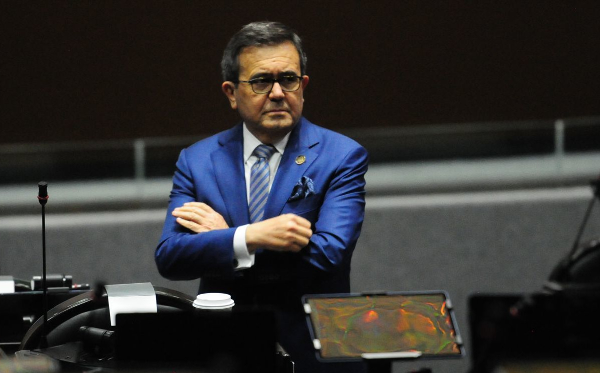 Ildefonso Guajardo, diputado priista, durante una sesión en el Palacio de San Lázaro. | Cuartoscuro