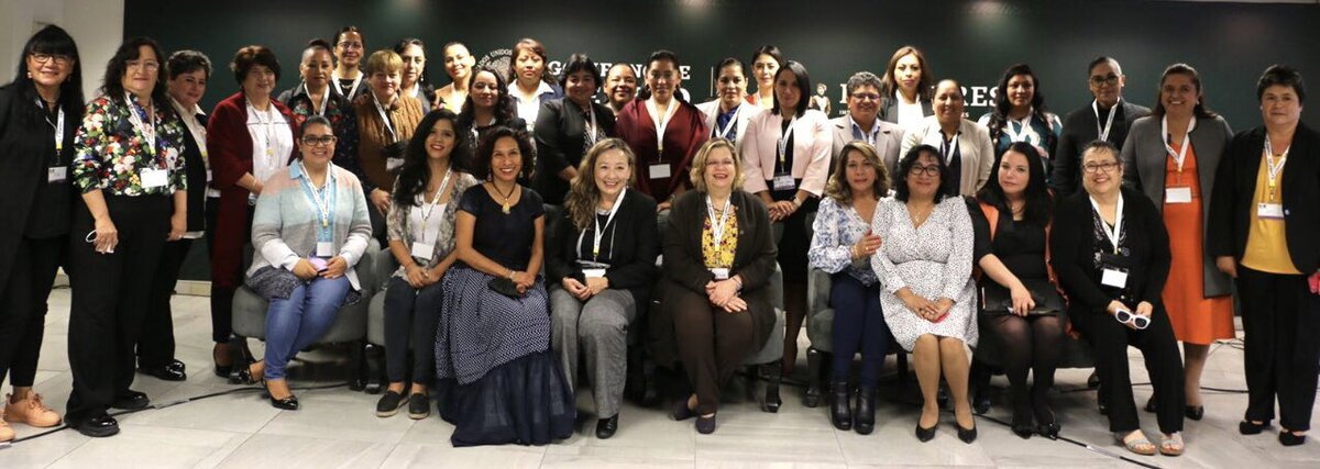 Inmujeres trabaja con presidentas municipales | Twitter @analosan