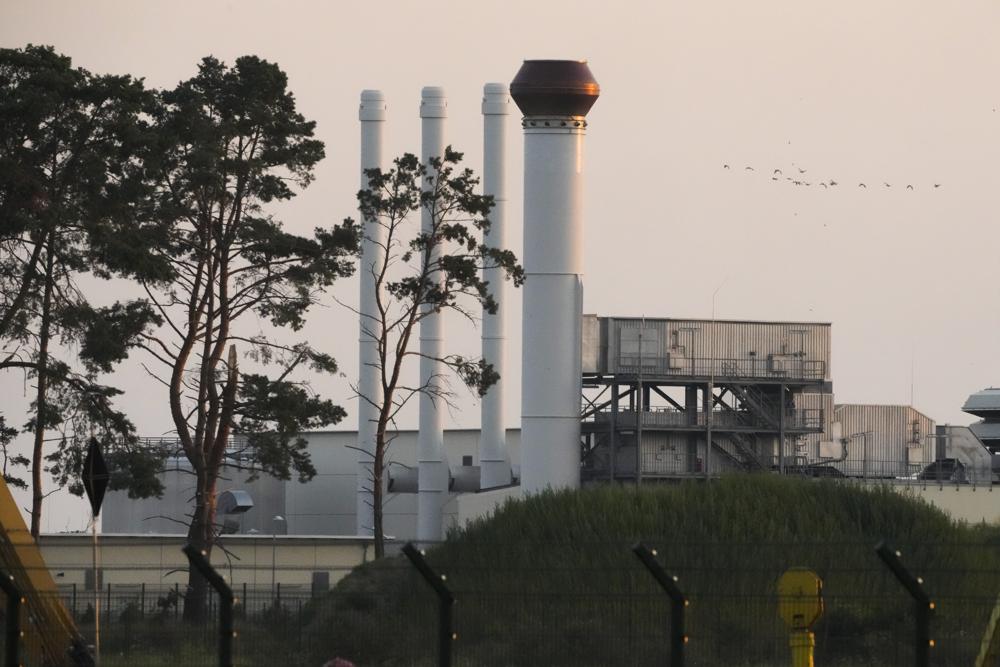 Instalaciones del gasoducto Nord Stream 1 en Lubmin, Alemania. (AP)