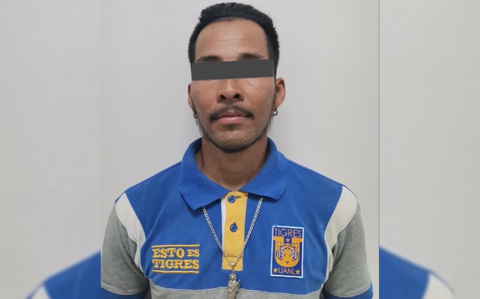 Se trata de José Eduardo "N" de 35 años, a quién las autoridades capturaron en la colonia San Marcos.