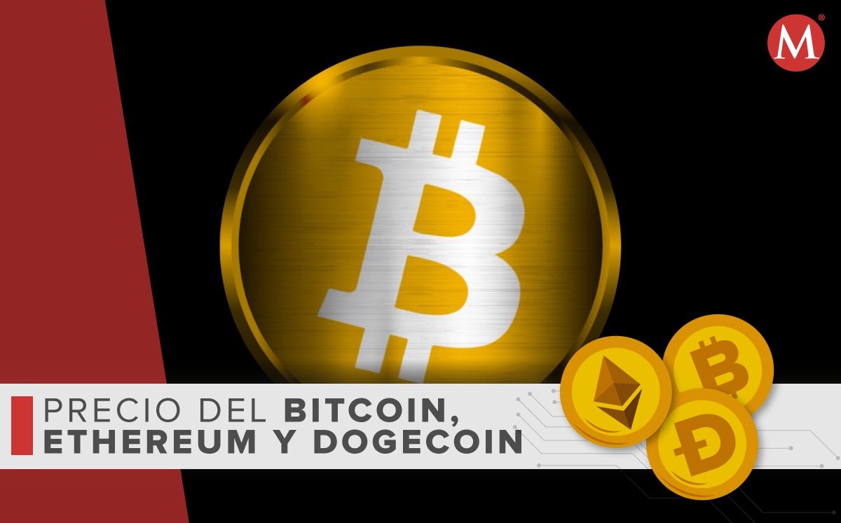 Precio-bitcoin ethereum dogecoin-HOY.  21-julio 2022. México