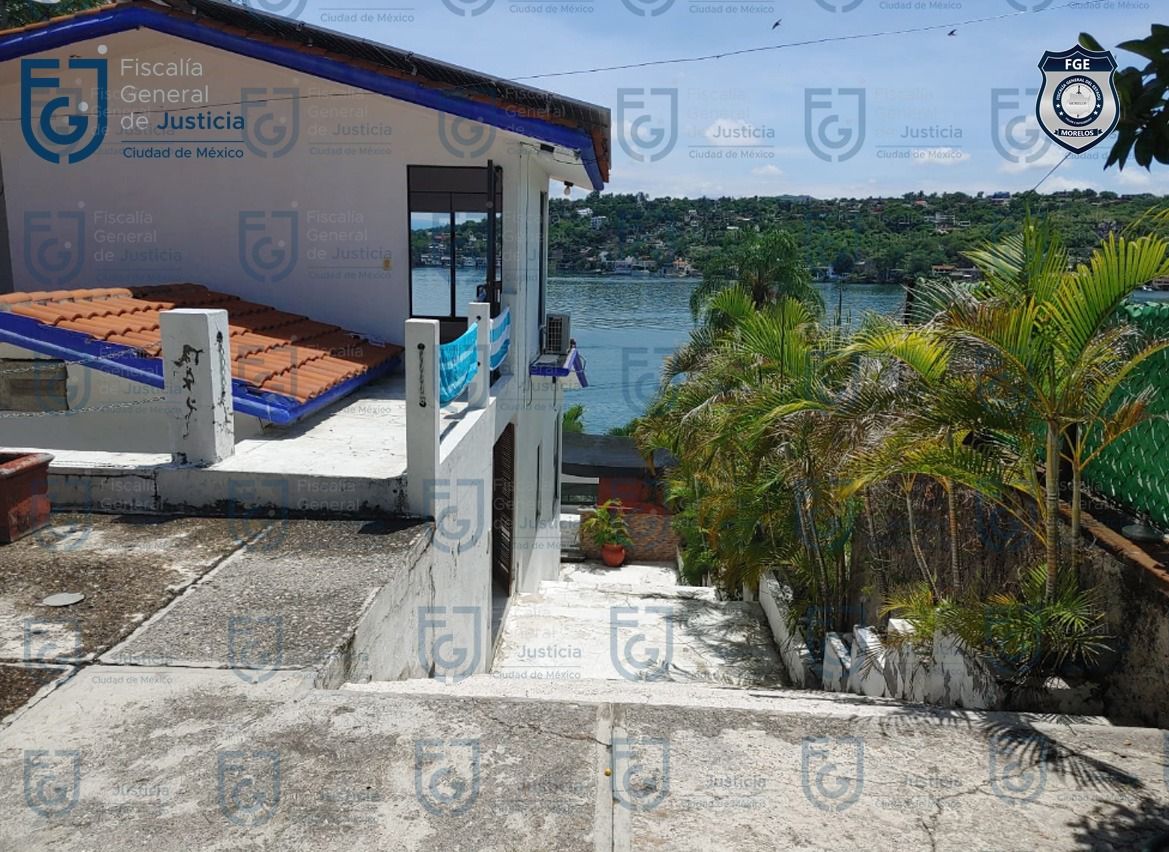 El predio se ubica en colonia Playa Coqueta, poblado de Tequesquitengo.