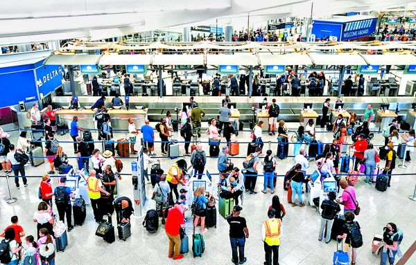 Zona de facturación de Delta en el Aeropuerto Internacional de Atlanta. E. Nouvelage/Reuters