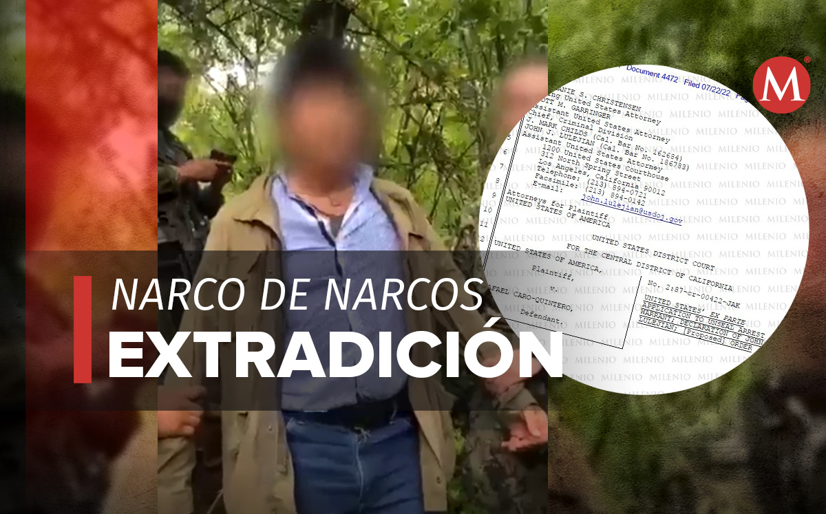 Proceso de extradición de Caro Quintero. (Especial)