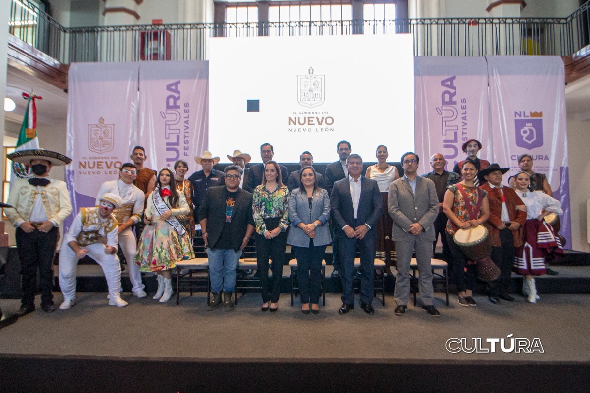 La Secretaría de Cultura de Nuevo León presentó este 21 de julio Festivales CulTÚra. Foto: Especial.