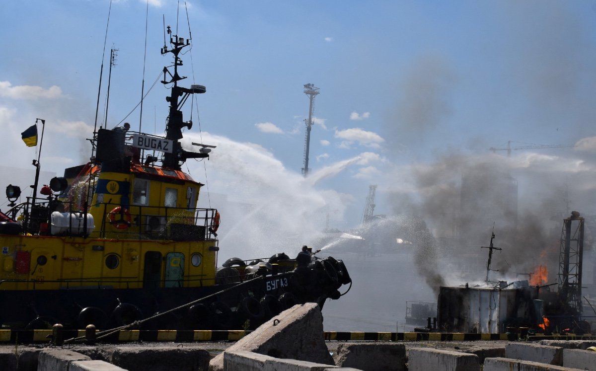 Ataque a Odesa. (Reuters)