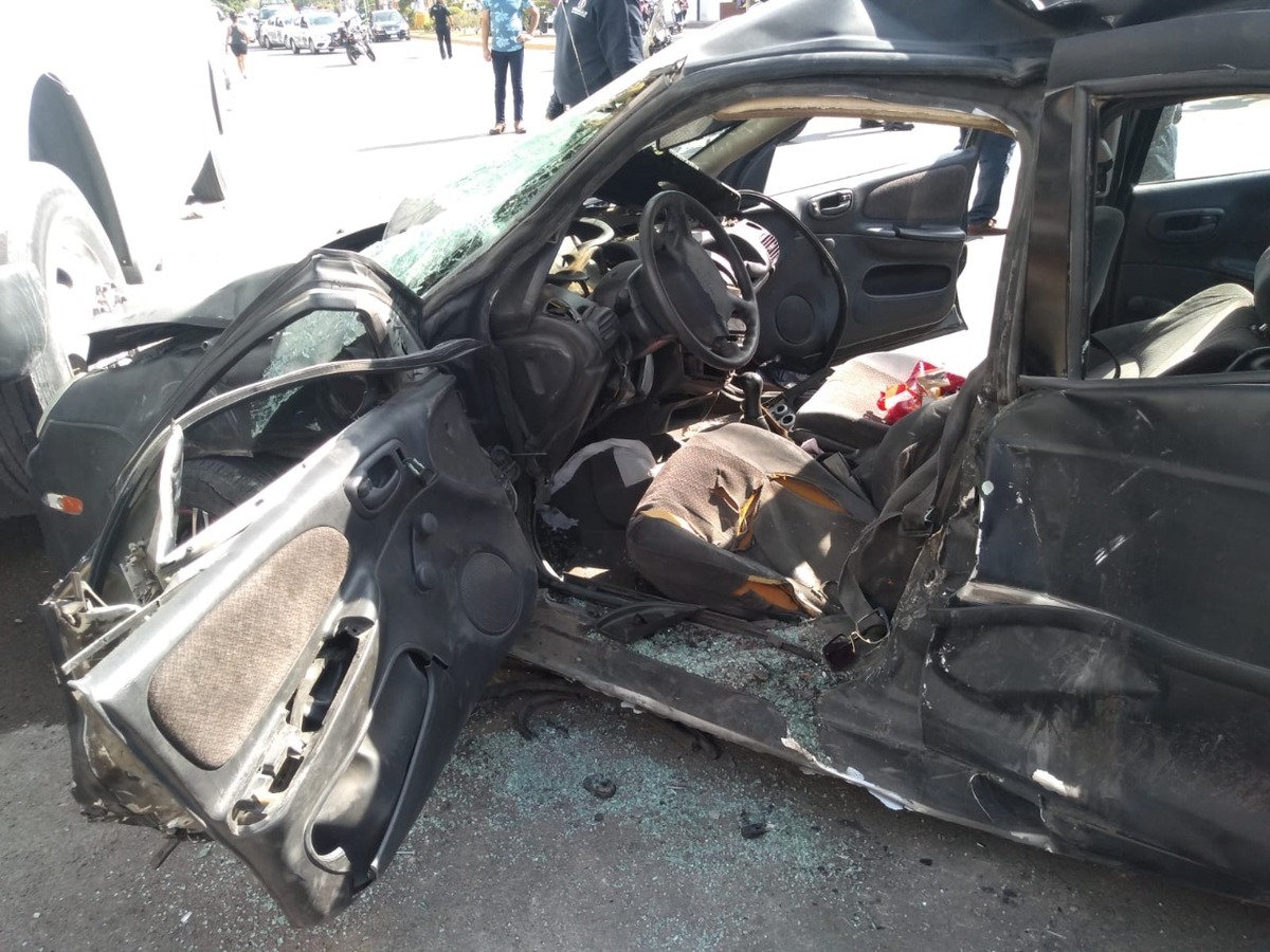 Los hechos se registraron en el cruce del bulevar Rebollo Acosta y calle Nicasio Chávez, de la colonia Mayagoitía.