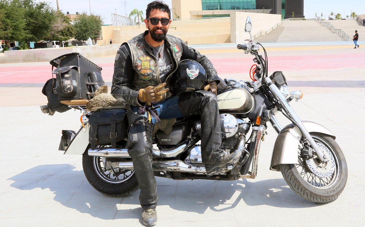 Motociclista lagunero Jorge Gárate III. (Martín Piña)