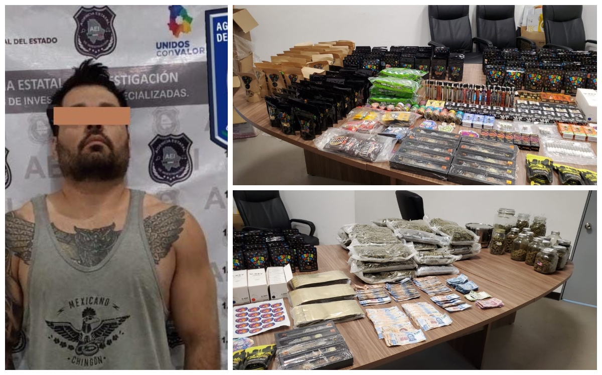 El hombre fue señalado por su probable participación en delitos contra la salud.