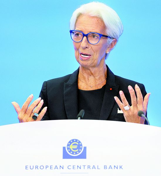 Christine Lagarde, encargada de la política monetaria del organismo europeo. Wolfgang Rattay/Reuters