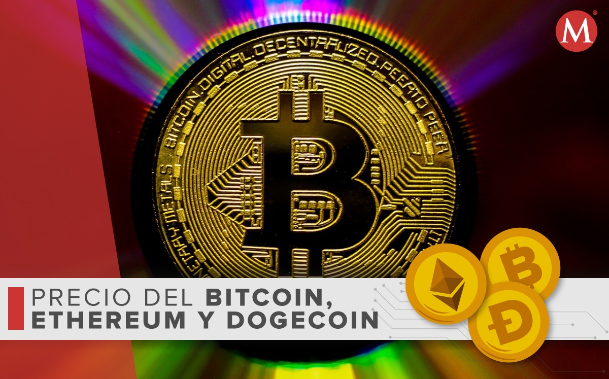 Precio-bitcoin ethereum dogecoin-HOY.  25-julio 2022. México