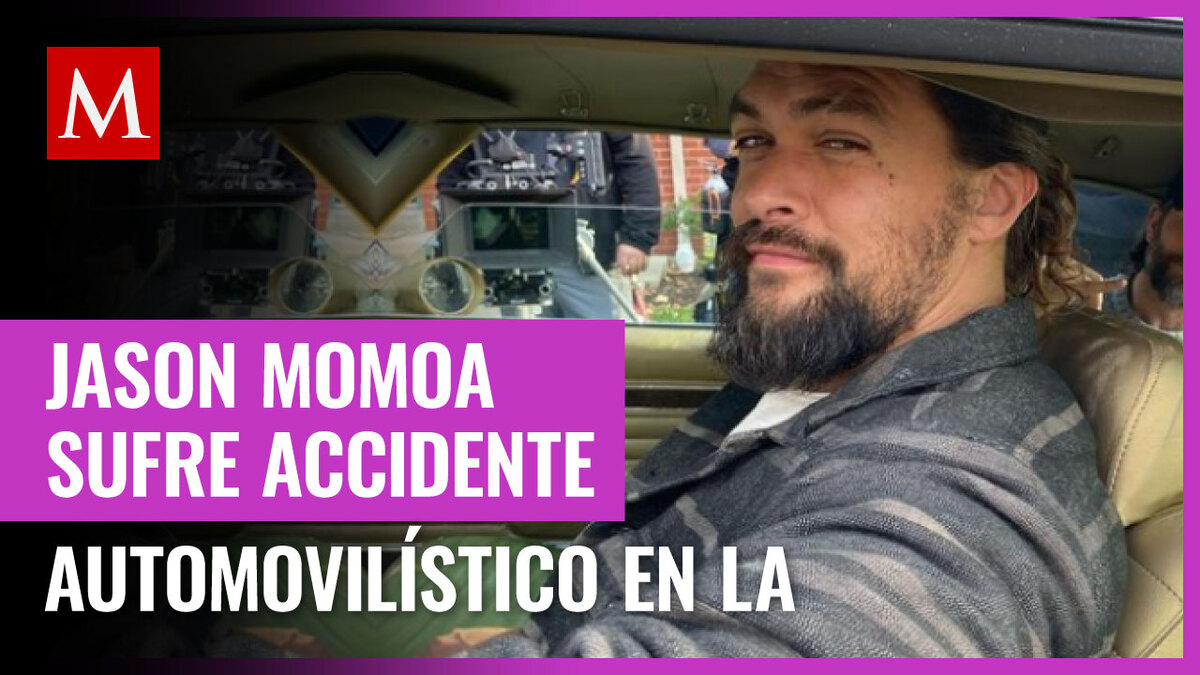 Aseguran que Jason Momoa sufrió un aparatoso accidente automovilístico
