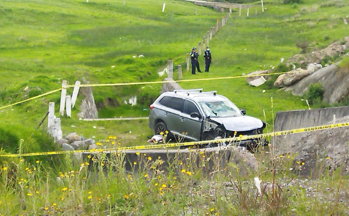 "La caída provocó que la mujer que iba al volante perdiera la vida" | Especial.