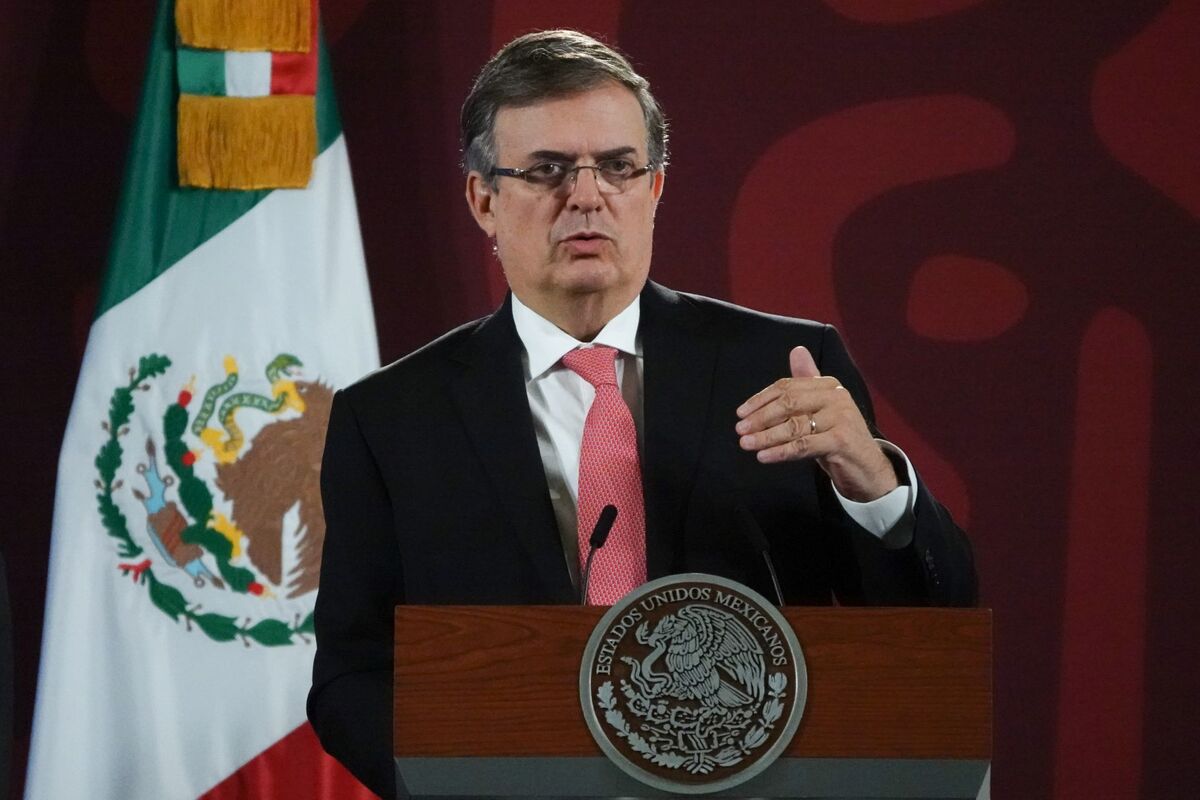 El canciller Marcelo Ebrard informó que las piezas recuperadas se entregaron al INAH | Cuartoscuro