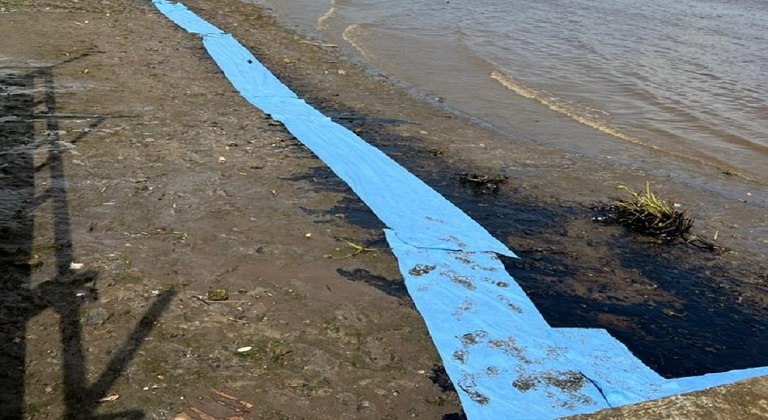 El derrame de petróleo afectó al Río Orinoco, en Venezuela. (Especial)