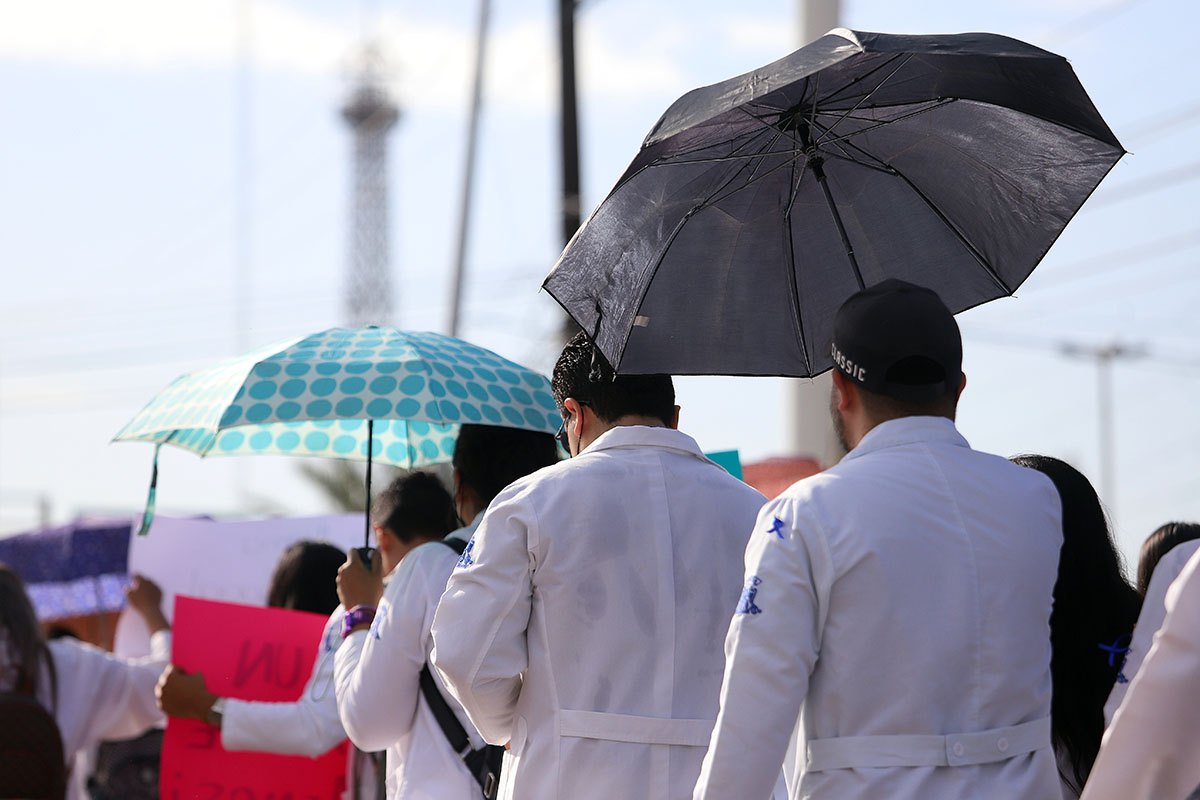 Por parte del Instituto Mexicano del Seguro Social (IMSS) aún no hay plazas asignadas. (Rolando Riestra)