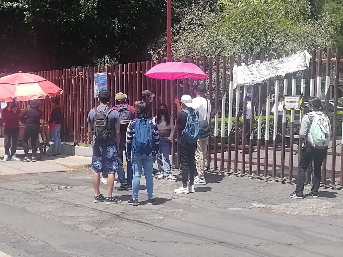 Manifestación en instalaciones del IPN, campus Zacatenco | Luis Alfaro