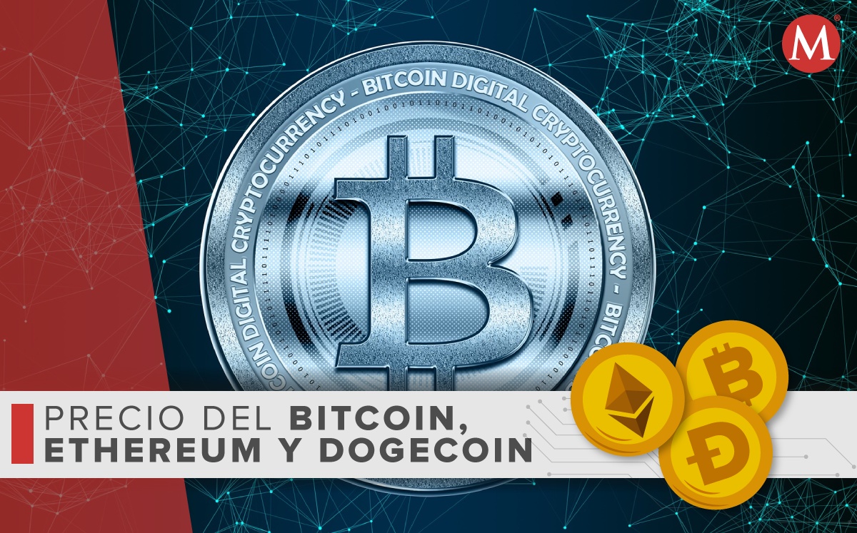 Precio-bitcoin ethereum dogecoin-HOY.  26-julio 2022. México