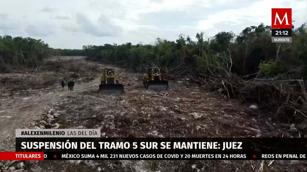 Tren Maya. Juez mantiene suspensión que frena obras del tramo 5
