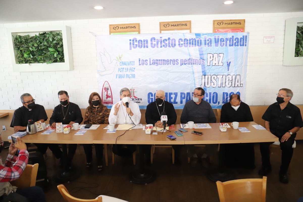 Diócesis en La Laguna llaman a caminata 'Por La Paz y Vida Digna' | Cortesía